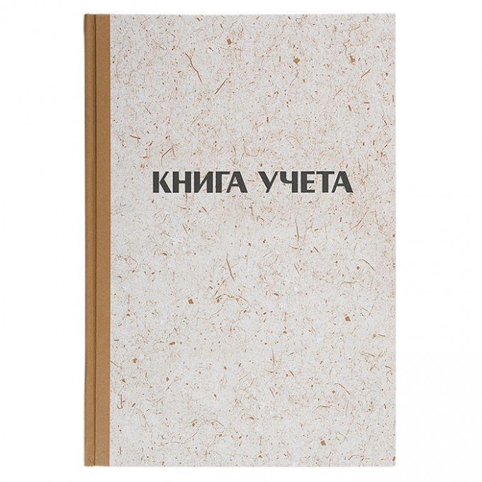 Бухгалтерская книга учета LITE (А4, 144л, клетка с нумерацией, блок газетный 45 г/м2) 208059